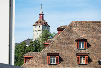 Wachtturm oder Heuturm, Stadt Luzern, Schweiz © tauav