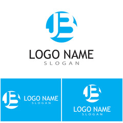 Obraz premium B Letter logo template vector illustration