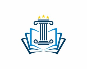 Pillar law firm on the book logo