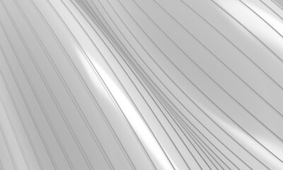 White stripe waves pattern futuristic background