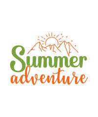 Summer t shirt, mug design