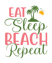 Fototapeta premium Summer t shirt, mug design