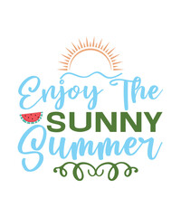 Summer t shirt, mug design