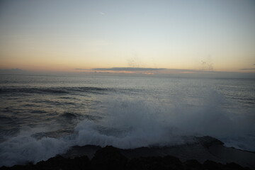 Fototapeta premium ATARDECER PLAYA