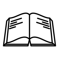court book icon on transparent background