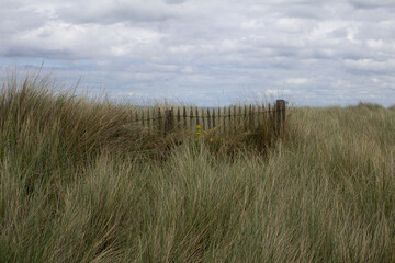 The D-day coast in Normandy, France