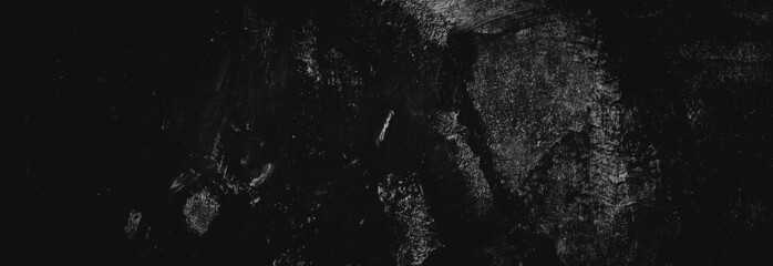black grungy abstract concrete wall texture background