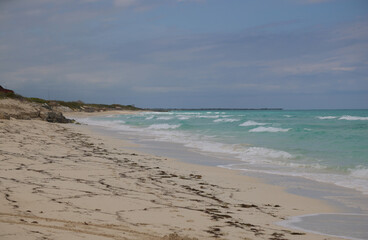 The beach of Cayo Santa Maria, Cuba