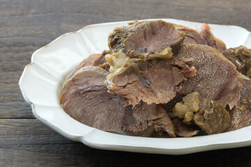 牛肉の醤油煮込み　醤牛肉　中国食