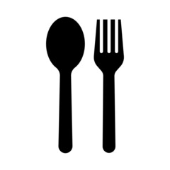 Fork and spoon icon