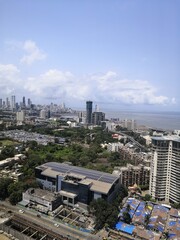 Fototapeta premium Indian, Mumbai metro city- May 15, 2022 Mumbai city Image of architecture design
