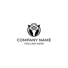 Owl logo and icon concept. Logo available in vector. Linear style