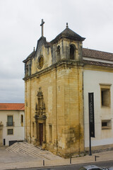 Fototapeta na wymiar Church of So Joo de Almedina in Old Upper Town of Coimbra