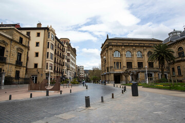 Streets of Donostia-San Sebastian, Spain