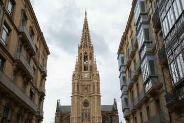 Good Shepherd of San Sebastian Cathedral in Spain