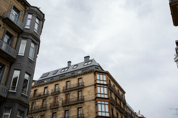 Fototapeta na wymiar Buildings in Donostia-San Sebastian, Spain