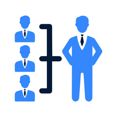 Building, relationship, team icon