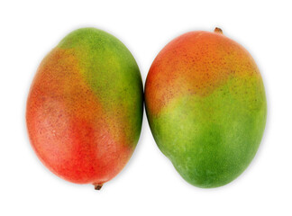 Dried Mango lay on the white plate