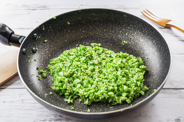 米化したブロッコリー