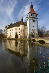 Fototapeta premium Blatna castle near Strakonice, Southern Bohemia, Czech Republic