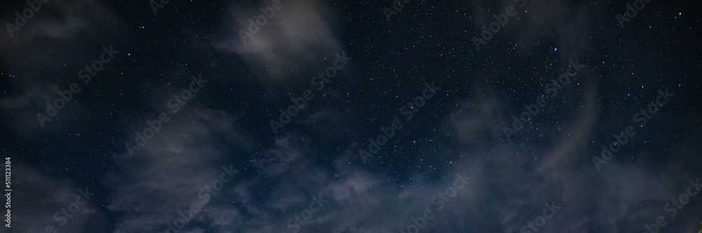 Wall mural stars in the night sky