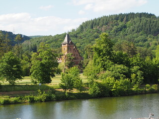 Obraz premium Gästehaus Schloß Saareck-Mettlach-Hotel