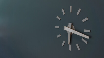 clock on a wall