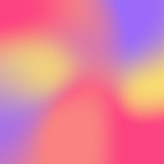 Blurred colored abstract background. Colorful gradient. Fluid colorful abstract background. Pink, purple, yellow, orange.