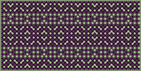 Multicolor truchet tiling connections illustration