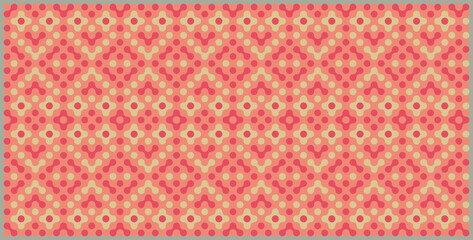 Multicolor truchet tiling connections illustration