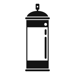 Spray waste icon simple vector. Recycle bin