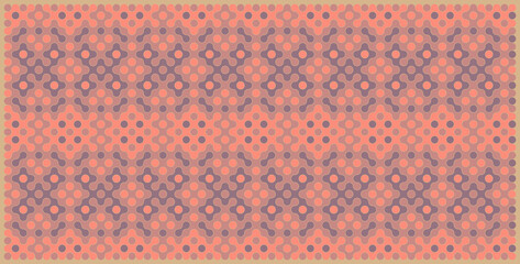 Multicolor truchet tiling connections illustration