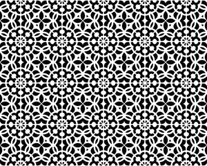 Tribe motif seamless Black and white line geometrical ethnic wallpaper Ancient mosaic Ethnical folk image Tribal ornament. Embroidery background