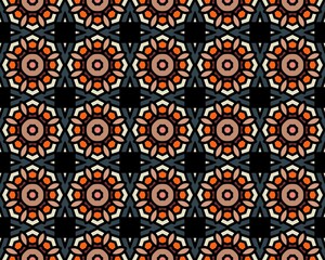 An Elegant luxury brown tone design Lines Pattern Abstract Retro style Geometric Background Design