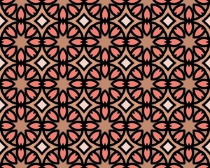 An Elegant luxury brown tone design Lines Pattern Abstract Retro style Geometric Background Design