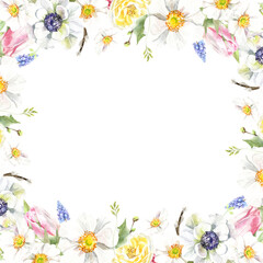 Watercolor floral frame Pride Month 2022 design, Happy Pride month background, LGBT,sexual minorities,gays and lesbians.Designer sign,logo, icon,flyer, party,against homosexual discrimination card diy