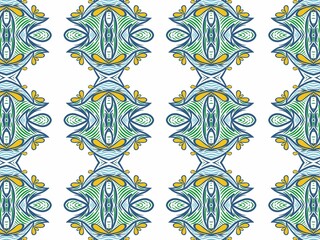 Tribal ethnic ornamental texture. Aztec style. Folk embroider. Digital art illustration
