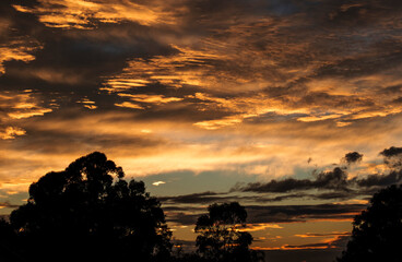 Early Morning Clouds in Australia