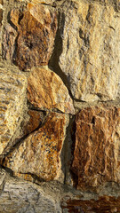 Colorful granite clad wall texture