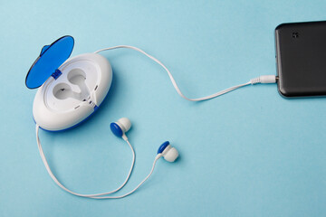 mouse with headphones