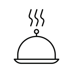 Tray of Food Icon color editable