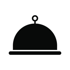 Tray of Food Icon color editable