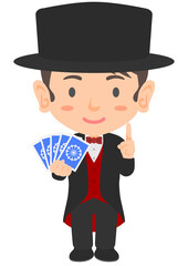 マジシャン　手品師