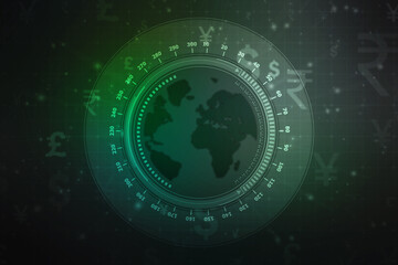 Money transfer. Global Currency. Stock Exchange, Financial Background,Stock market concept