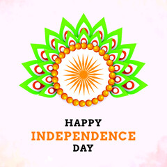 Indian Independence Day 15 August National Poster Social Media Poster Banner Free Vector