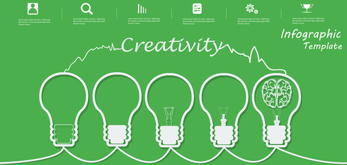 Illustration business.design modern  idea and concept think creativity. for brainstorm,Social network,success,plan,think,search,analyze,communicate, futuristic idea innovation technology.