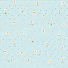 seamless pattern with flowers