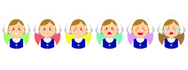 Swedia Avatar with Various Expression