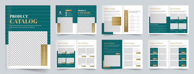 Product catalog design template, Company product catalogue design template, Multipurpose catalog design template - obrazy, fototapety, plakaty