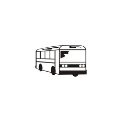 Bus vector icon. Editable strokes. Symbol in Line Art Style for Design, Presentation, Website or Apps Elements, Logo. Pixel vector graphics - Vector